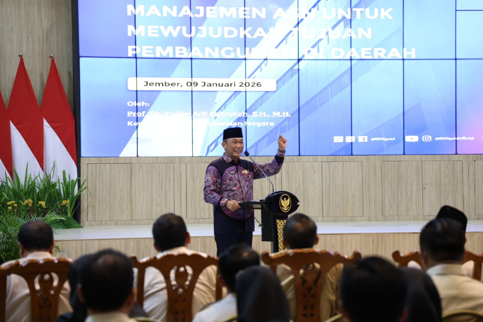 Apresiasi Filosofi Semua Karena Cinta Prof Zudan Ajak ASN Jember Selaraskan Visi dengan Asta Cita