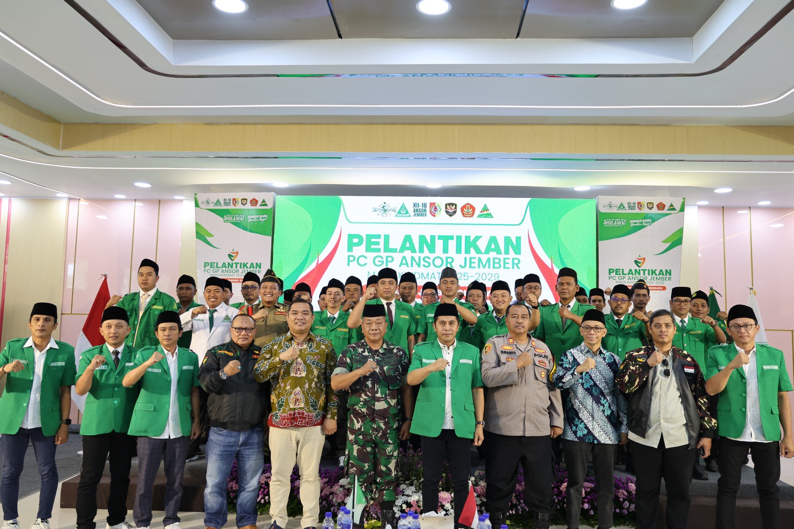 Pelantikan PC GP Ansor Jember Masa Khidmat 2025 2029 Gus Fawait Tegaskan Peran Santri Bangun Daerah
