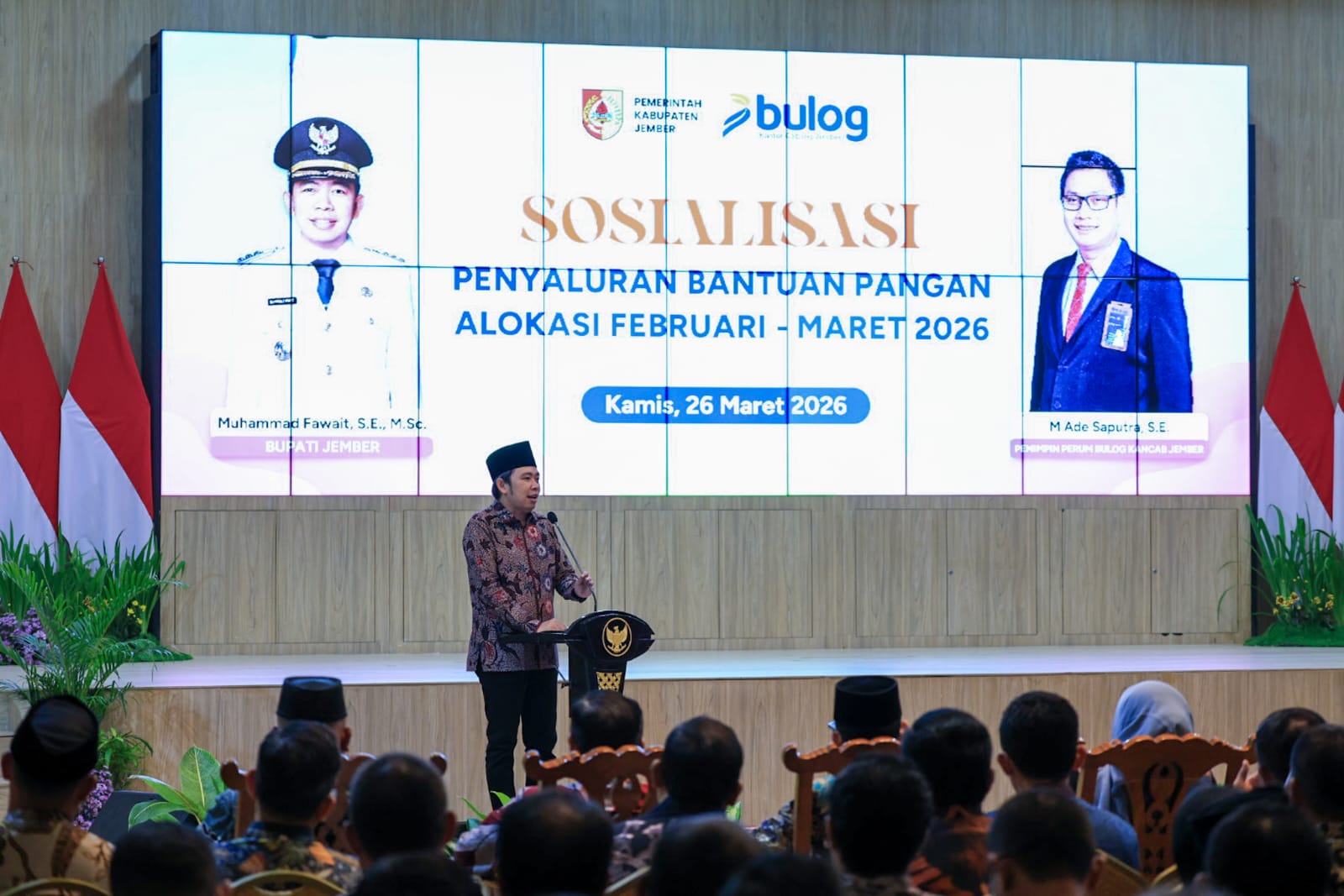 Menjadi Kabupaten dengan Penerima Bantuan Pangan Terendah se Jatim Gus Fawait Optimistis Angka Kemiskinan Jember Turun Drastis
