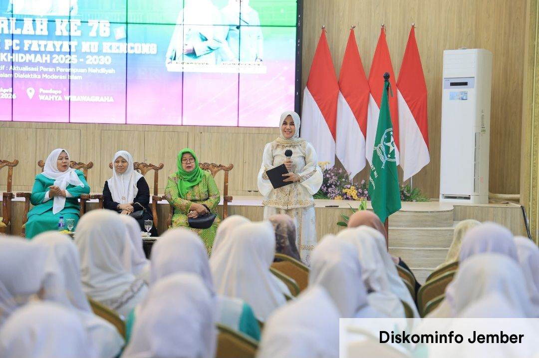 66 Pengurus Dilantik Fatayat NU Kencong Siap Perkuat Sinergi dengan Pemkab Jember