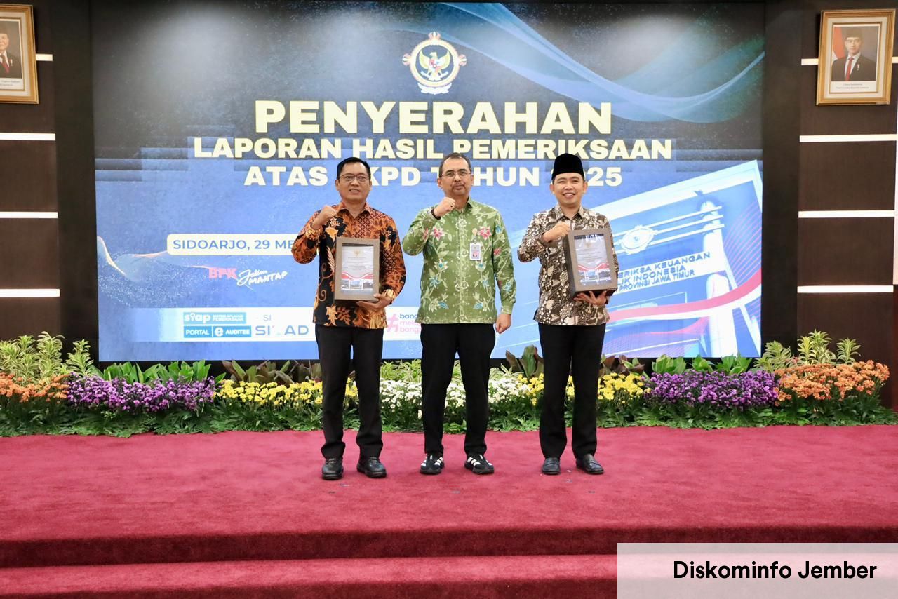 Jember Kembali Raih Opini WTP atas LKPD 2025, Gus Fawait: Ini Buah Kerja Keras dan Komitmen Transparansi