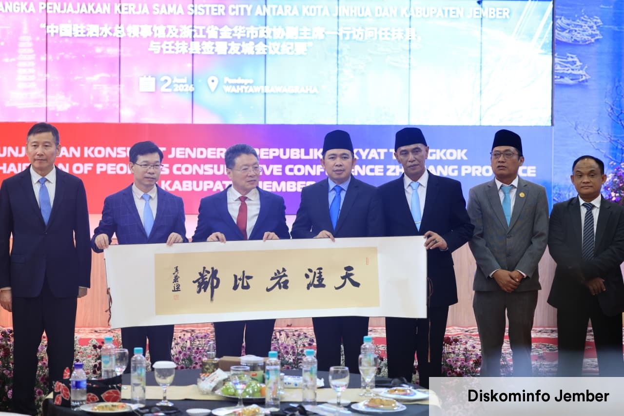 Jember dan Kota Jinhua Tiongkok Jajaki Kerja Sama Sister City, Buka Peluang Investasi dan Perdagangan