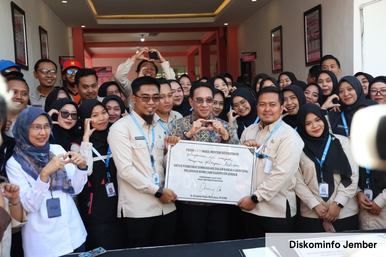 Jadi Yang Pertama dan Berpotensi Jadi Percontohan Nasional, Wamenkes Apresiasi Program Homecare Jember