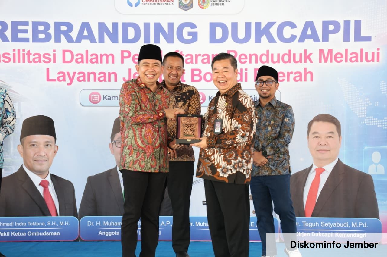 Jember Gelar Rebranding Dukcapil, Tingkatkan Kualitas Layanan Adminduk Gratis dan Cepat hingga Tingkat Desa