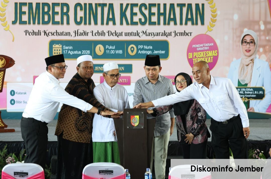 Luncurkan Program Jember Cinta Kesehatan dan Targetkan 10 Ribu Peserta, Gus Fawait: Warga Luar Jember Juga Boleh Daftar