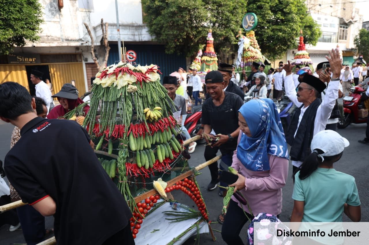 Pesanan Sayuran Meningkat, Petani di Pakusari Rasakan Berkah Ancak Agung