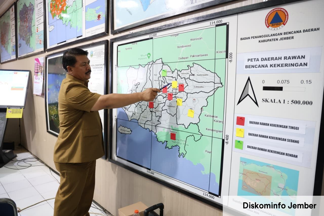 Hadapi Musim Ekstrem, BPBD Jember Perkuat Kesiapsiagaan Bencana