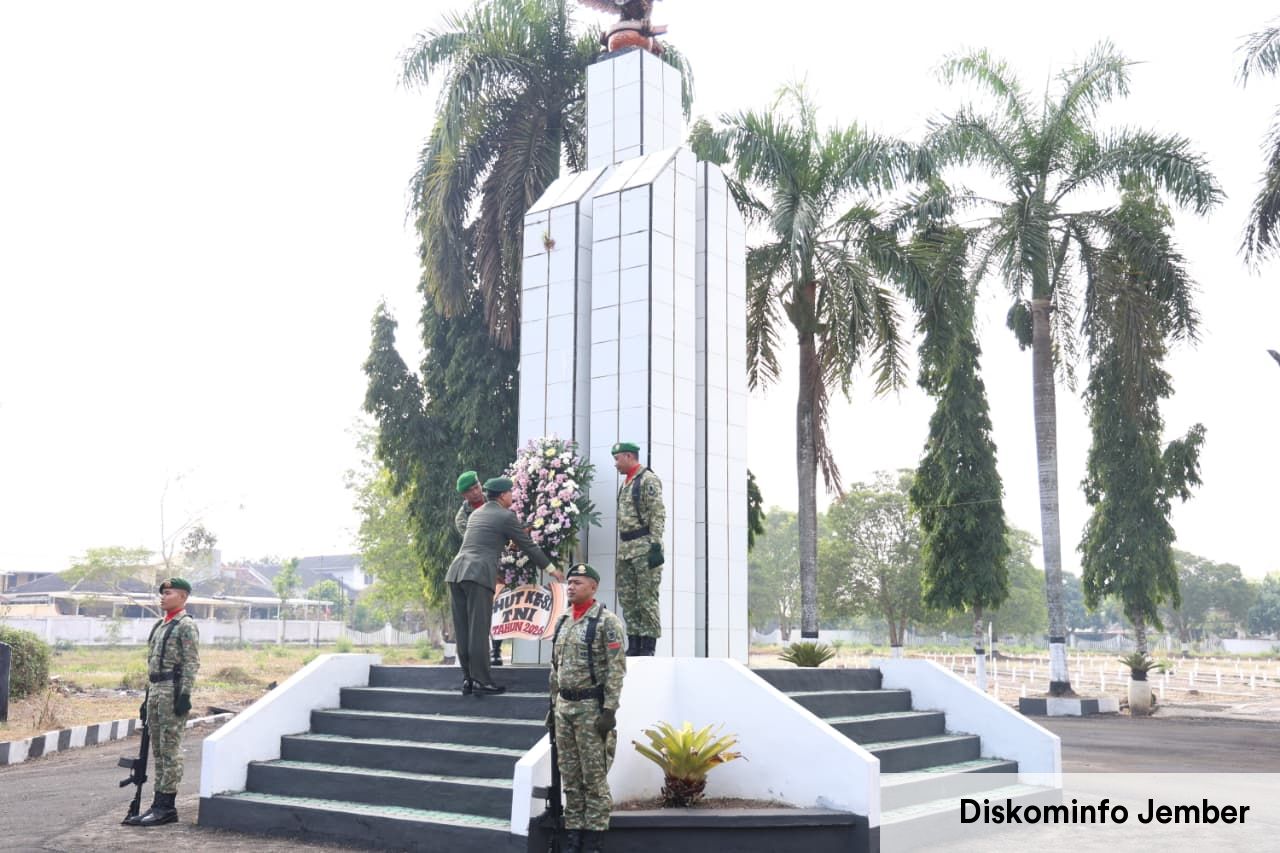 Ziarah Nasional Awali Rangkaian HUT ke 81 TNI, Pemkab Jember Tekankan Sinergi