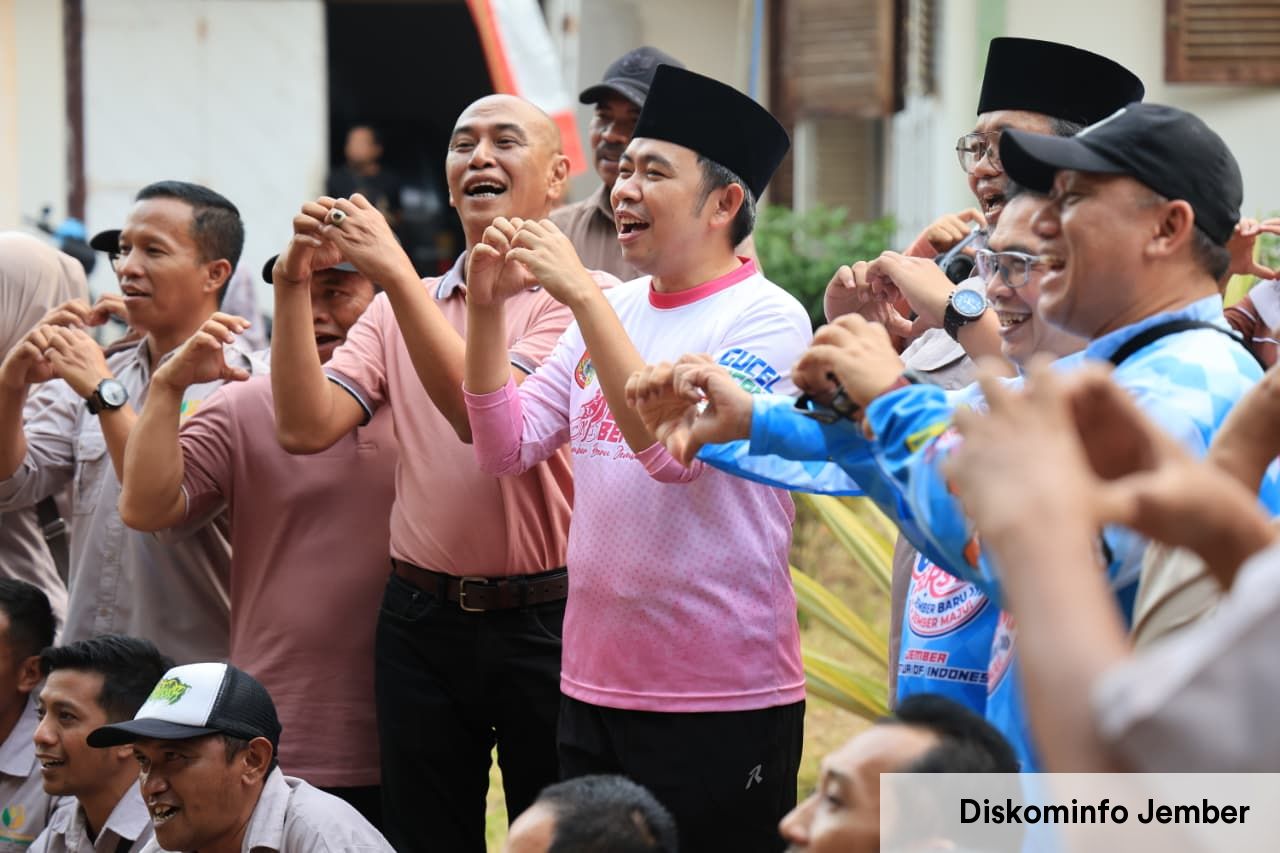 Perkuat Branding Jember Surga Kopi, Gus Fawait Tinjau Kebun Sumberwadung Lewat Aksi Gowes dan Baksos