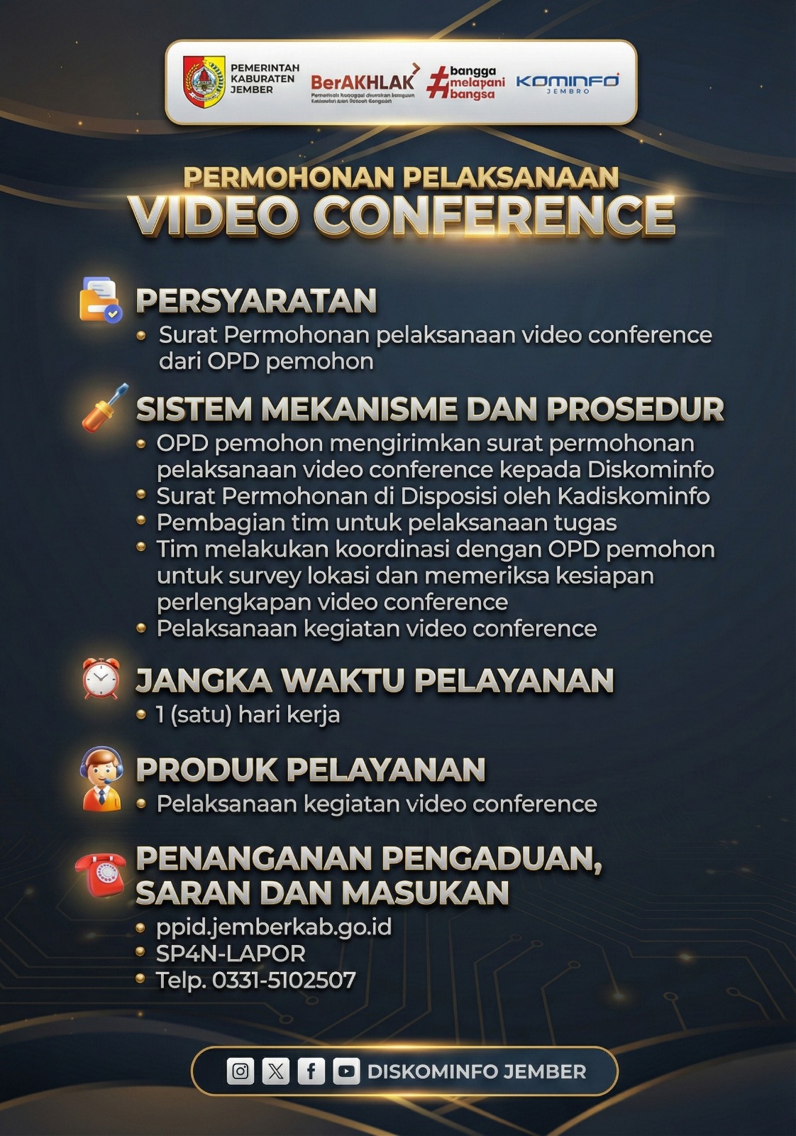 Permohonan Pelaksanaan Video Conference